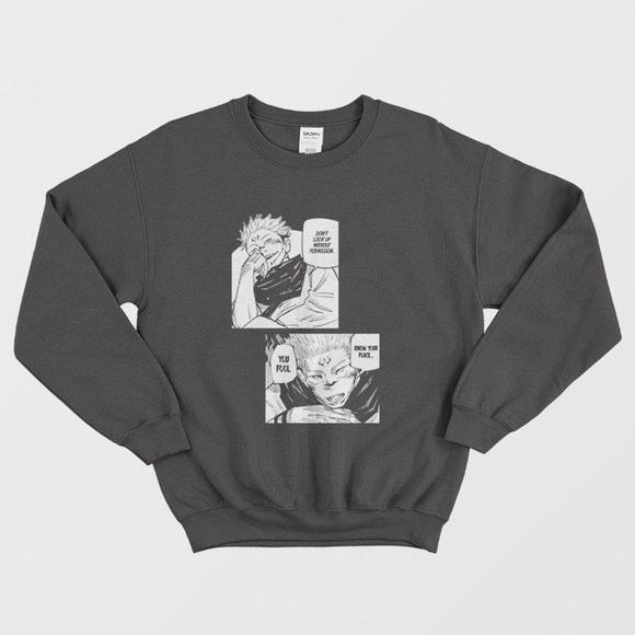 Tops - Sukuna Ryomen Jujutsu Kaisen Know Your Pace Sweatshirt